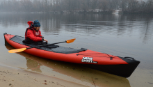 Neris SMART PRO S single / tandem seater hybrid folding inflatable kayak